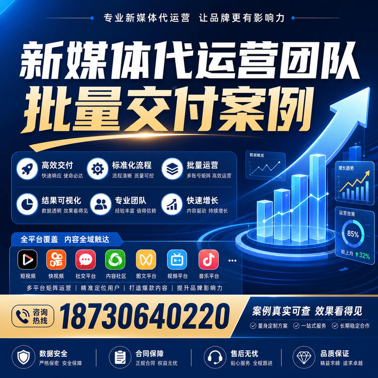 汕头代运营公司多客户账号批量高效交付案例